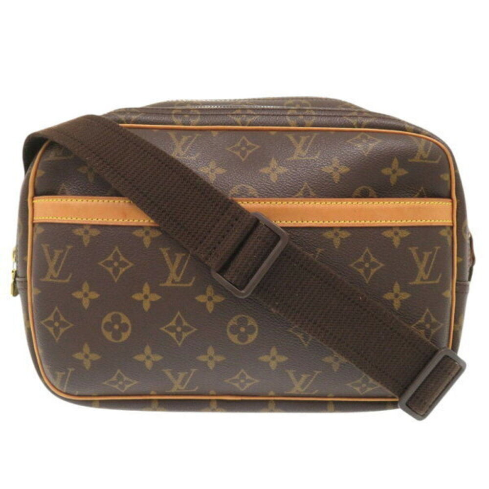 Louis Vuitton Reporter Monogram Brown Shoulder Bag LV